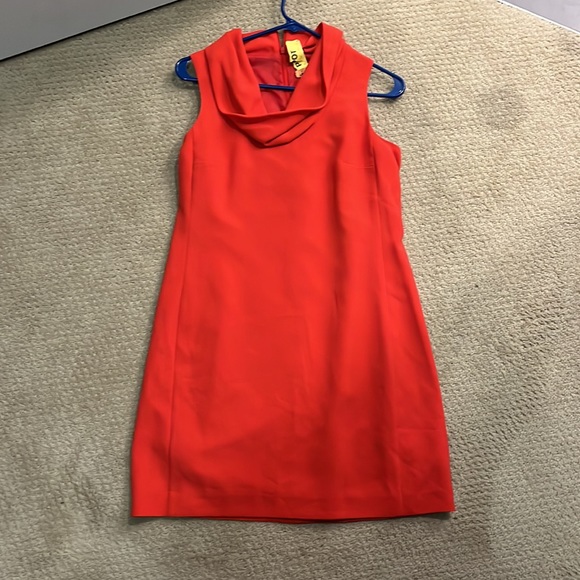 J-Crew Red/Orange Dress - Picture 2 of 4